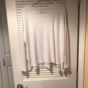 Cream Aerie long sleeved T-shirt